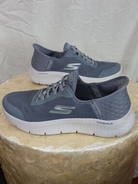 Skechers GOwalk Men's Slate Blue Mesh Athletic Sneakers